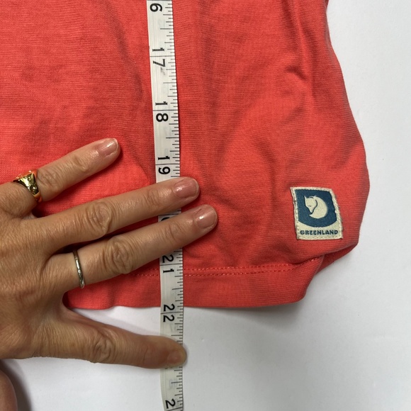 Fjallraven Greenland Women's T-Shirt, Peach Pink, Medium - Picture 7 of 11